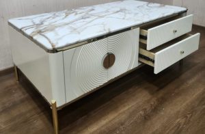 Amelia Ceramic Top High Gloss Coffee Table