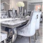 Royal Gold Velvet Chair With Lion Knocker - Image 4