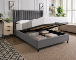 Upholstered Storage Cloud Bed Frame - Image 4