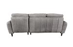 Amora L-Shaped Sofa Bed Grey - Image 6