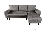 Amora L-Shaped Sofa Bed Grey - Image 3