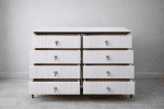 4 X 4 Ceramic Top Glossy White Chest Of Draws - Image 3