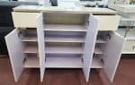 Del Cream And Gold Elegant Hallway Cabinet / TV Stand - Image 5