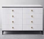 4 X 4 Ceramic Top Glossy White Chest Of Draws - Image 4