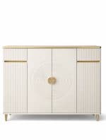 Del Cream And Gold Elegant Hallway Cabinet / TV Stand - Image 3
