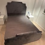 Double velvet gothic bed