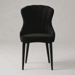 Black Crown PU Chair