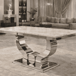 Florence Silver Dining Table