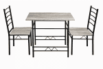 Louis Dining set with 2 Chairs
