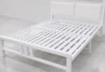 White Ruby Metal Bed Frame - Image 3