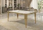 Expo Gold Stone Top Dining Table