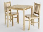 Wooden Honey Moon Set Table and 2 Chairs