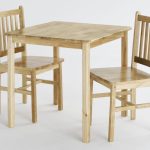Wooden Honey Moon Set Table and 2 Chairs