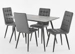 Miami Dining Set 4 PU Chairs And 1 Table - Image 3