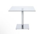 Verona Square Clear Glass Table