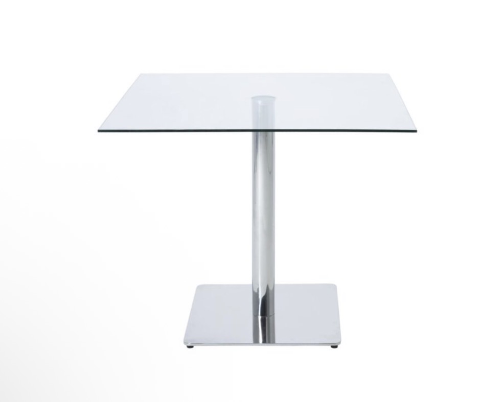 Screenshot Verona Square Clear Glass Table - Image 1