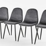 Barcelona chairs Pack of 4 In Velvet Or Fabric