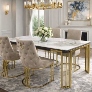 Star Daisy Stone Table