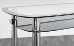 Modern Glass Dining Table Set - Image 2