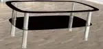 Modern Glass Coffee Table - Image 5