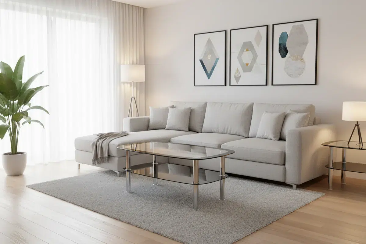 Budgetcoffeetable_2.png Modern Glass Coffee Table - Image 1